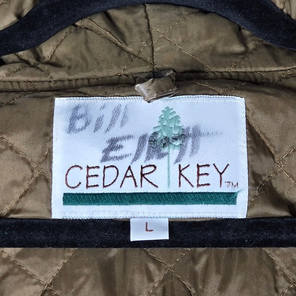 Cedar Key Camo Rain Jacket Mens L Trebark Superflauge PVC Insulated Hunting - Picture 5 of 13